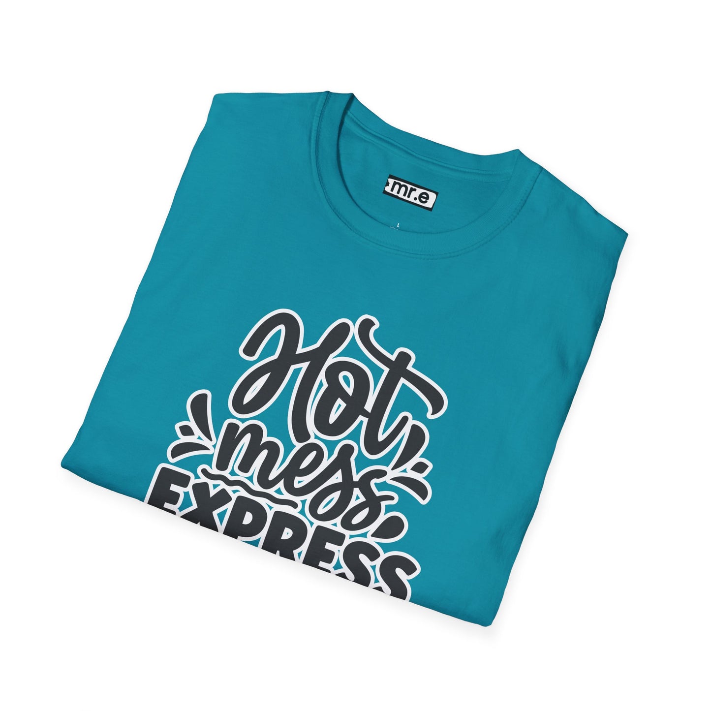 "Hot Mess Express" Funny & Bold T-Shirt β Ironic Confidence Tee for Chaotic, Cool, and Unapologetically You