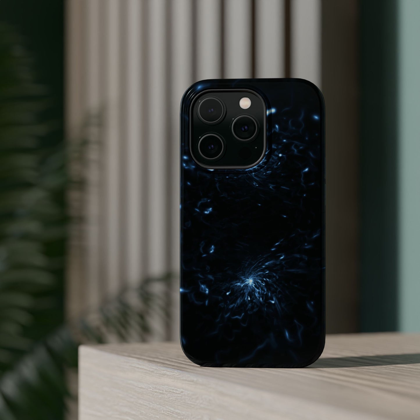 Galaxy Phone Case - Aesthetic iPhone Case | Blue Abstract Energy Design | Gifts for Him/Her | Sci-Fi Tech Vibes