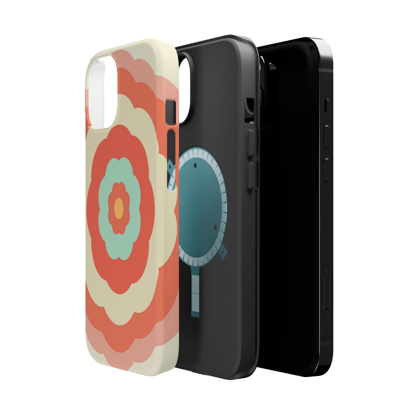 Cute Flower Phone Case - Pastel Aesthetic iPhone Case, Kawaii Gift Idea, Retro Floral Design
