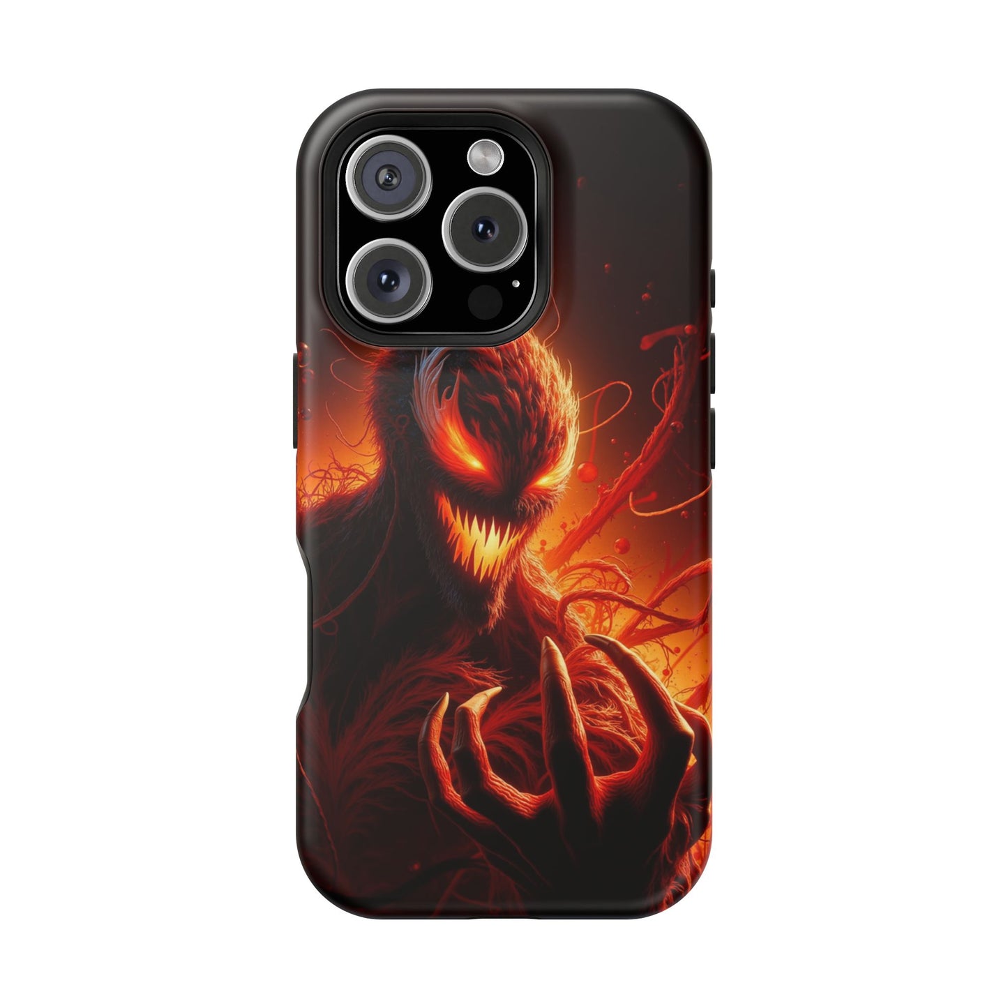 Fiery Alien Phone Case - Aesthetic iPhone Case | Sci-Fi Art Design | Gifts for Him | Unique Phone Accessories