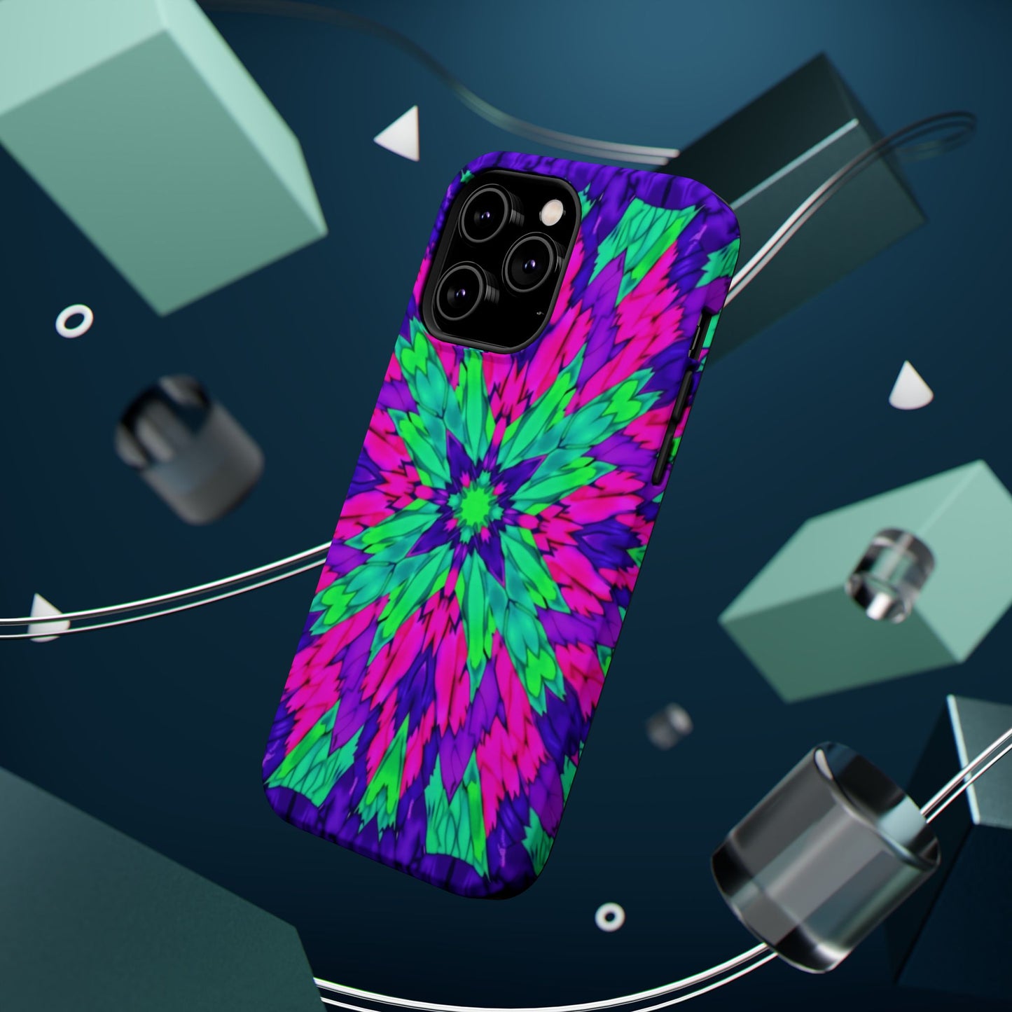Psychedelic Mandala Phone Case - Trippy Art Gift | Colorful Flower Cases for iPhone Lovers