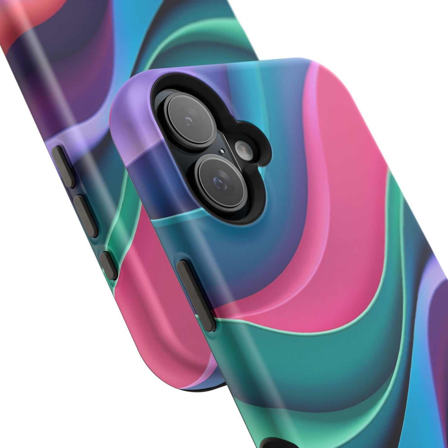 Aesthetic Wave Phone Case - Colorful iPhone Case, Ocean Gift Idea, Trendy Summer Accessory