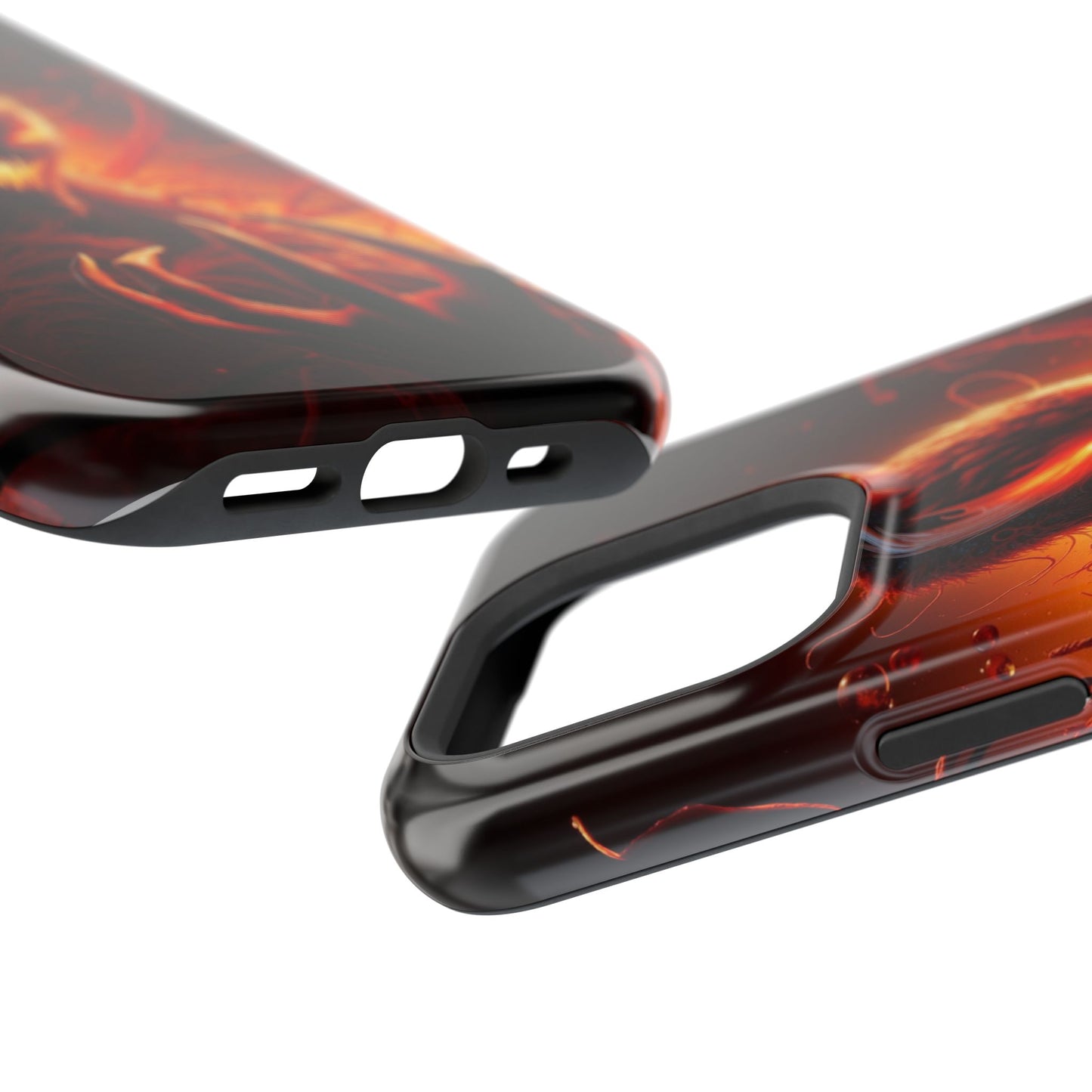 Fiery Alien Phone Case - Aesthetic iPhone Case | Sci-Fi Art Design | Gifts for Him | Unique Phone Accessories