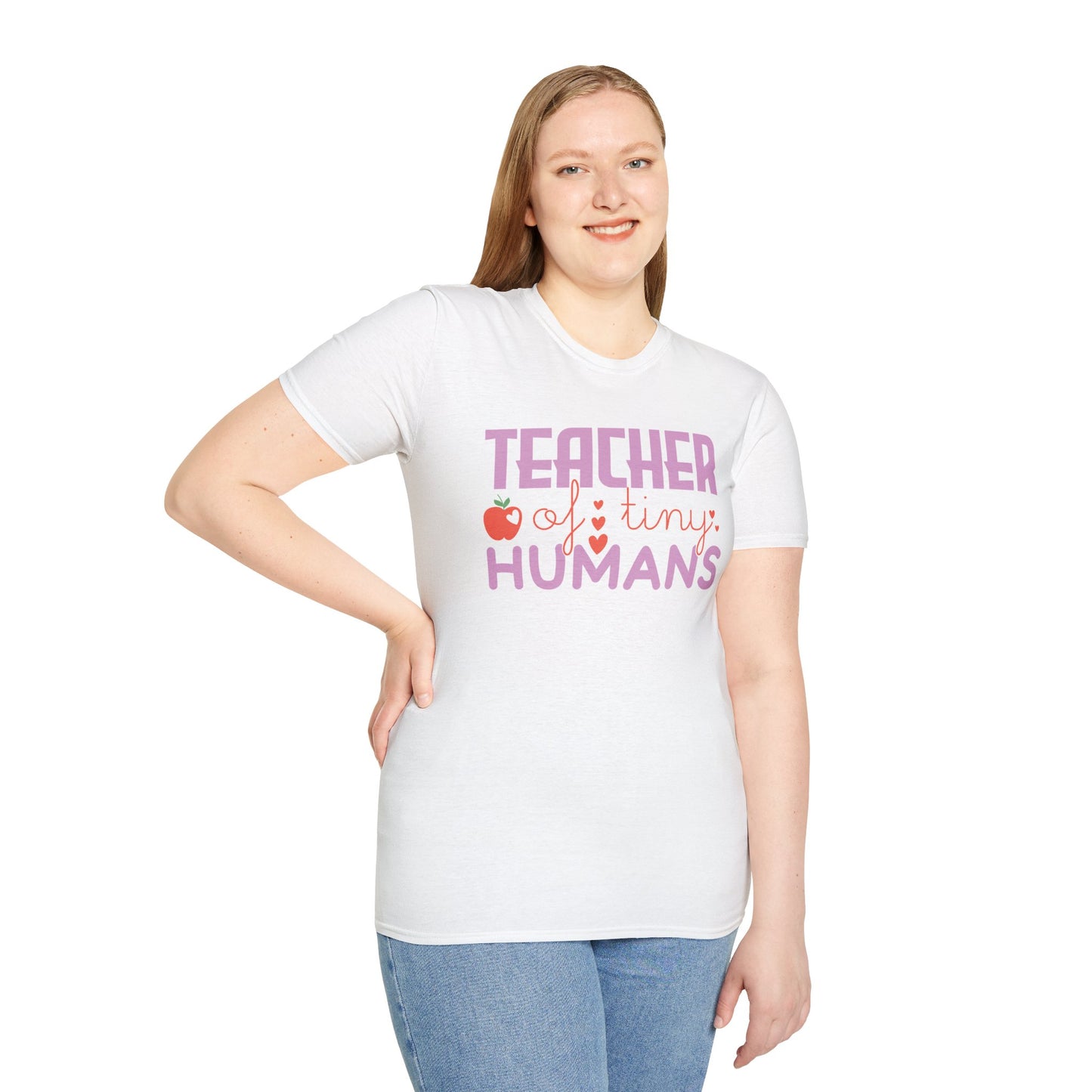 Teacher Appreciation Gift - “Teacher of Tiny Humans” Cute Tee, Preschool Teacher Shirt, Kindergarten Educator Gift