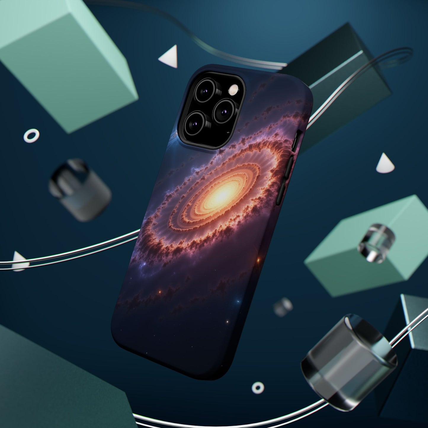 Cosmic Spiral iPhone Case - Galaxy Space Design - Astronomy Lover Gift Idea