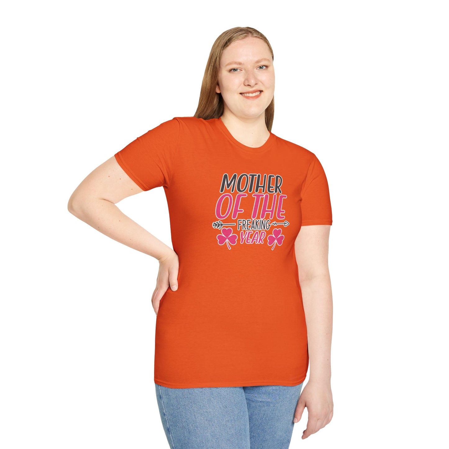 "Mother of the Year" Funny & Stylish Mom T-Shirt β Cute Sassy Motherhood Gift Tee for Real-Life Superheroes