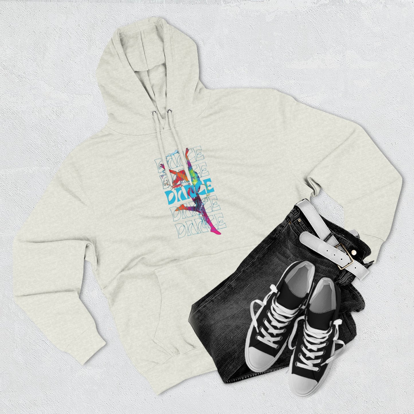 “Dance Dance Dance” Graphic Pullover, Motivational Dancer Gift, Dance Moms Inspired Apparel, Cozy Unisex Hoodie