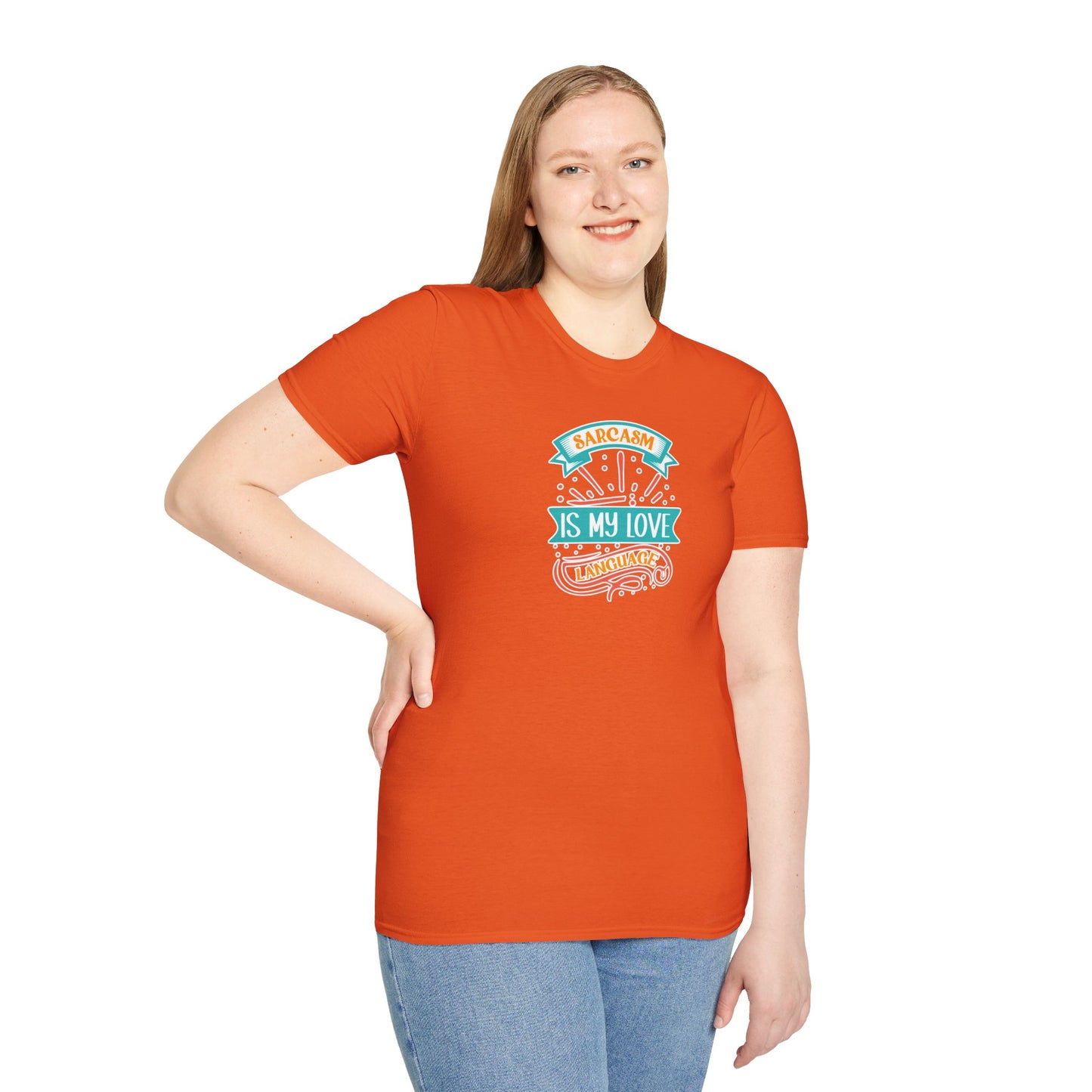 Sarcasm Is My Love Language Shirt - Funny Graphic Tee, Snarky Women's T-Shirt, Attitude Shirts, Gift For Her, Witty Statement Top