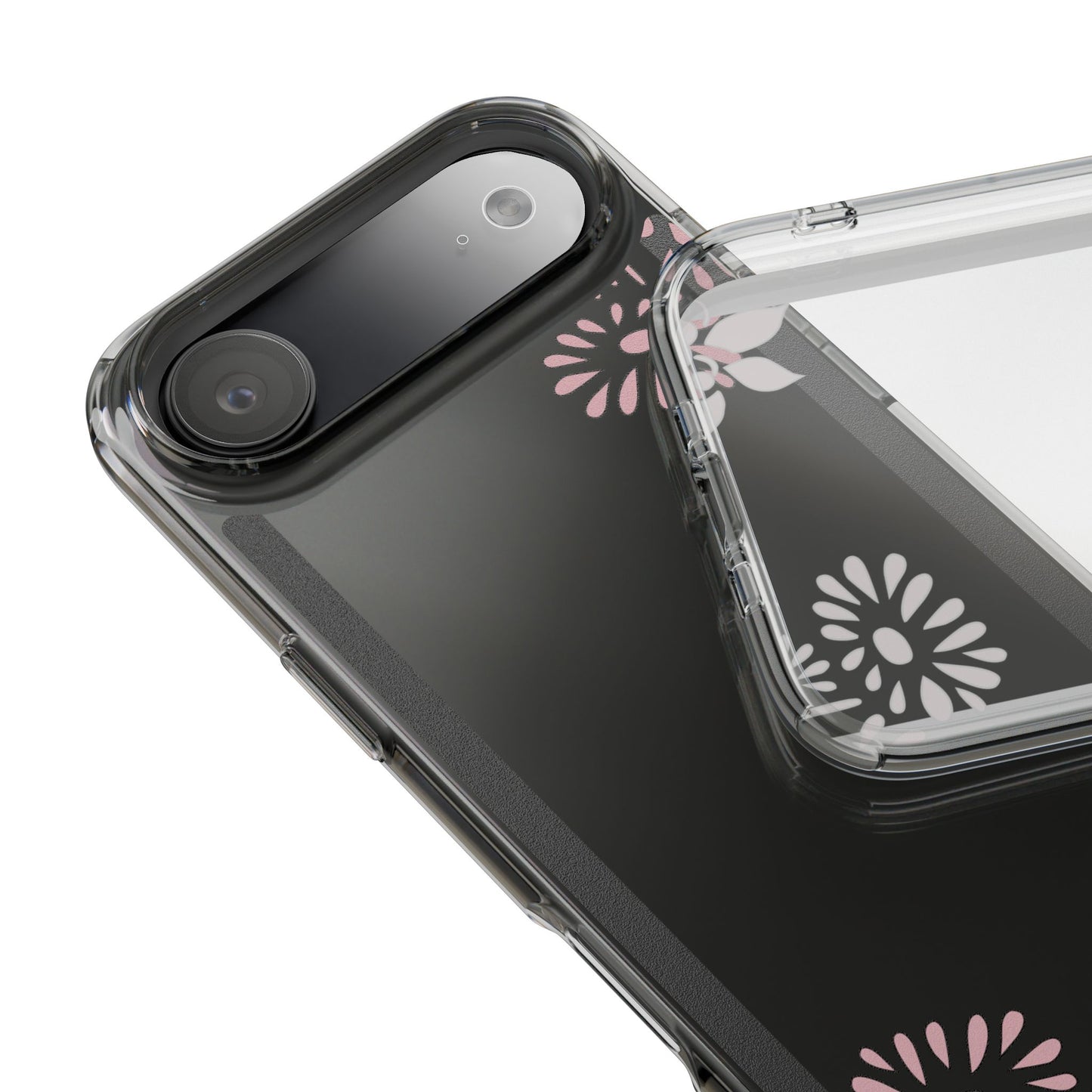 Elegant Floral Clear Phone Case β Minimalist Chic Protection