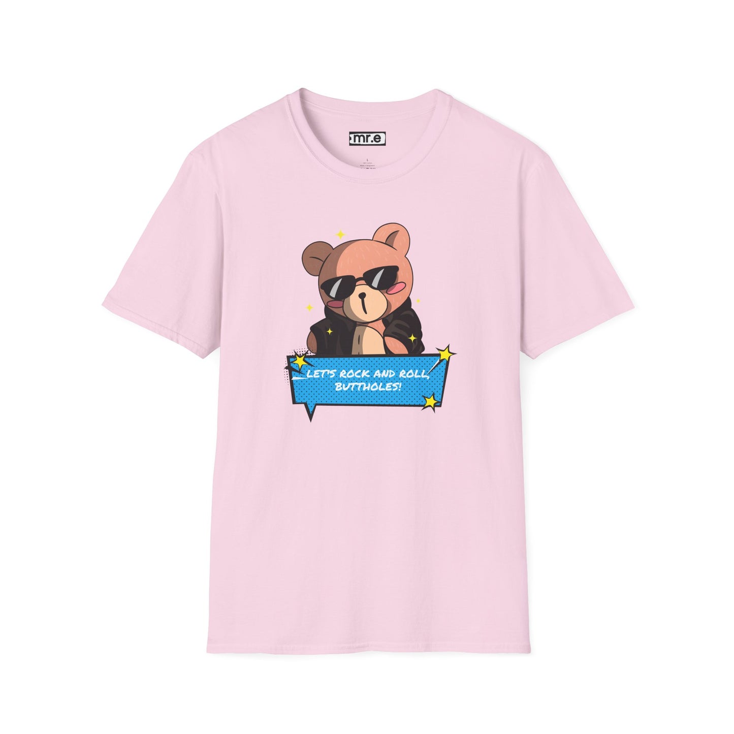 "Let’s Rock ‘n’ Roll, Buttholes!" Bold & Hilarious Graphic Tee – Sassy Body Positivity T-Shirt for the Unapologetically You