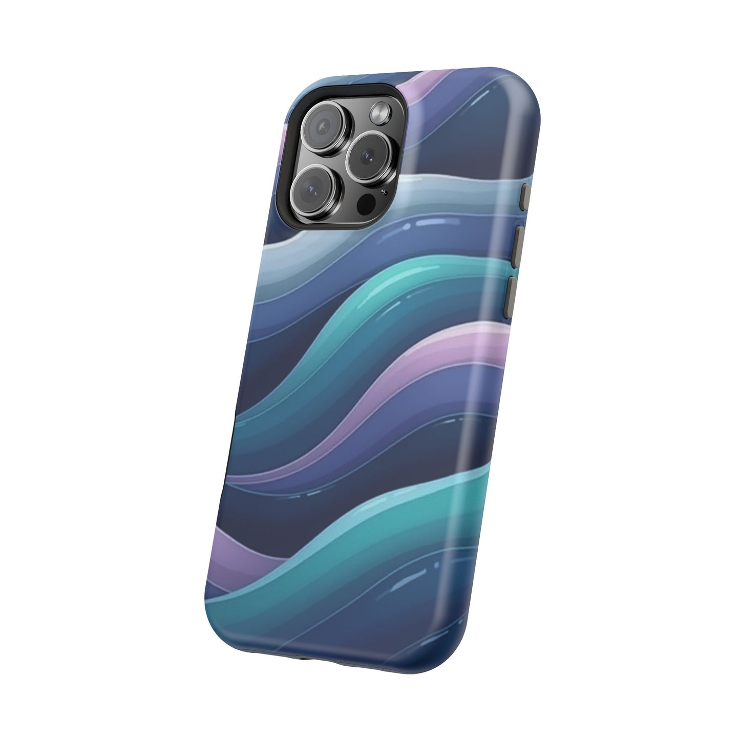 Blue Wave Phone Case - Aesthetic iPhone Case | Dark Moody Gradient Design | Gifts for Her | Unique Art Print