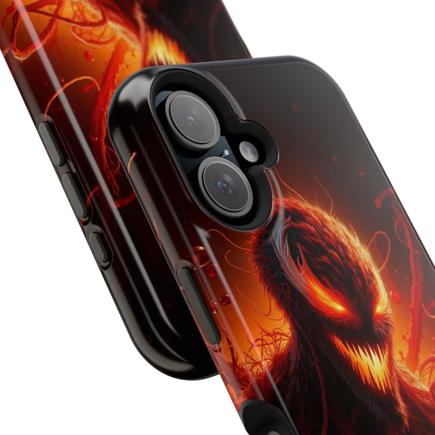 Fiery Alien Phone Case - Aesthetic iPhone Case | Sci-Fi Art Design | Gifts for Him | Unique Phone Accessories