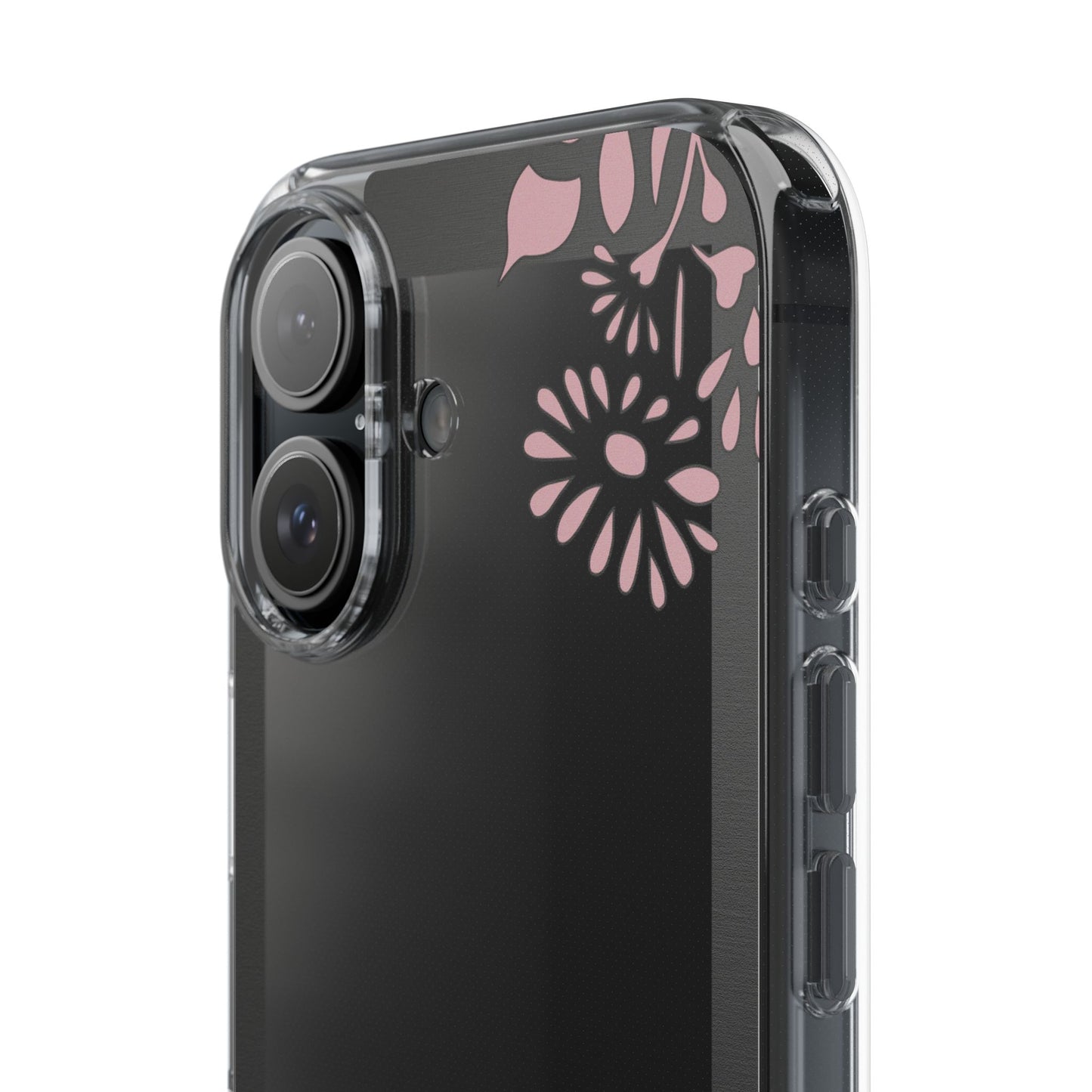 Elegant Floral Clear Phone Case β Minimalist Chic Protection