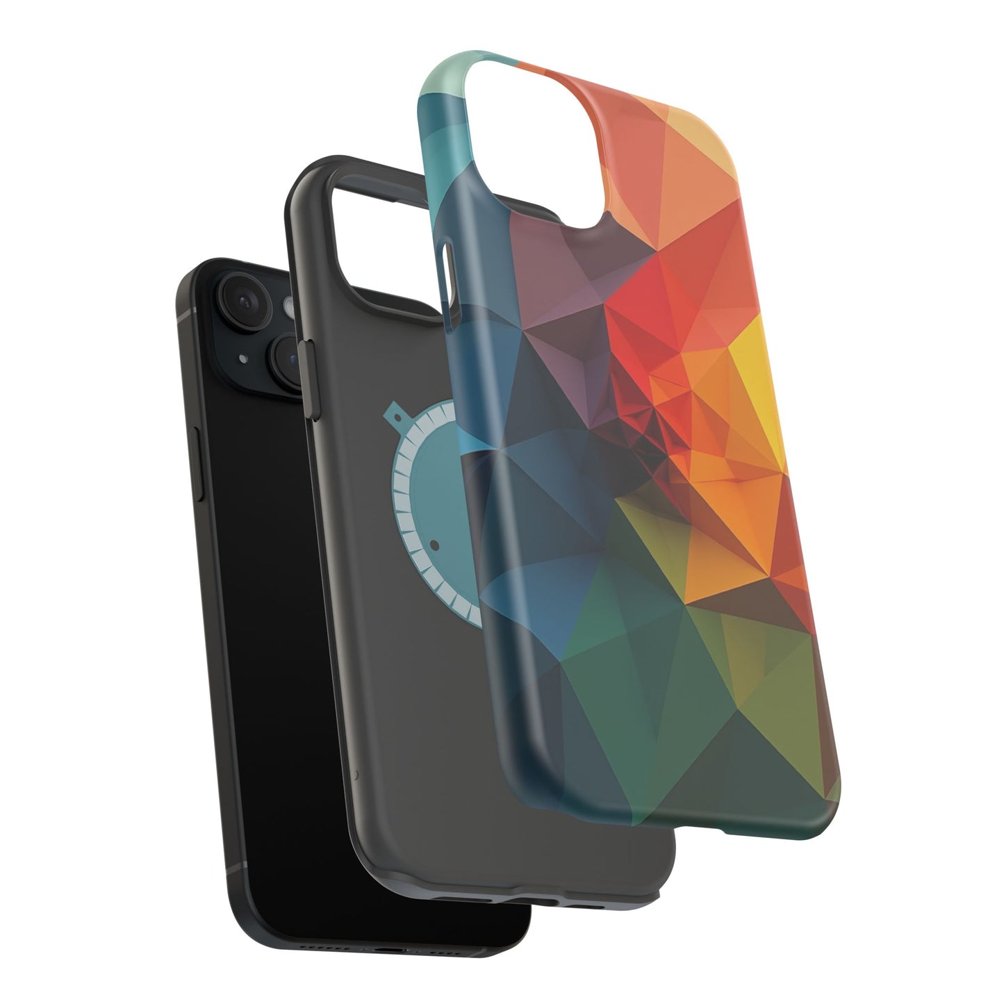 Solar Flare Phone Case for iPhone | Abstract Geometric Slim Protective Cover