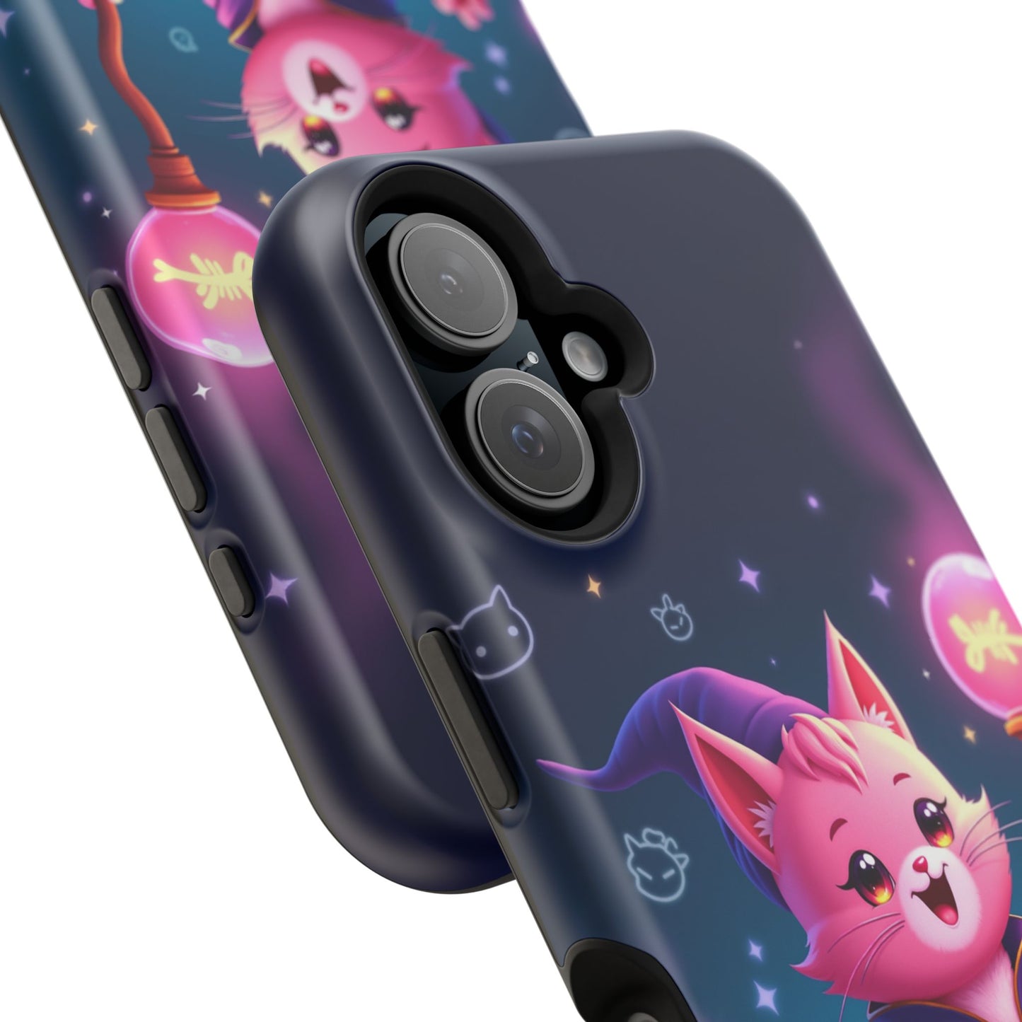 Magical Cat Sorcerer iPhone Case - Cute Fantasy Gift for Cat Lovers