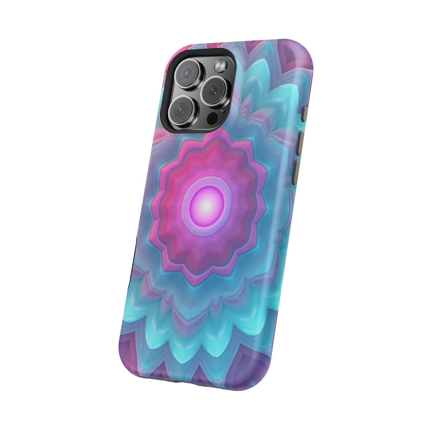 Cosmic Bloom iPhone Case - Galaxy Floral Design, Aesthetic Gift Idea