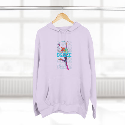 “Dance Dance Dance” Graphic Pullover, Motivational Dancer Gift, Dance Moms Inspired Apparel, Cozy Unisex Hoodie