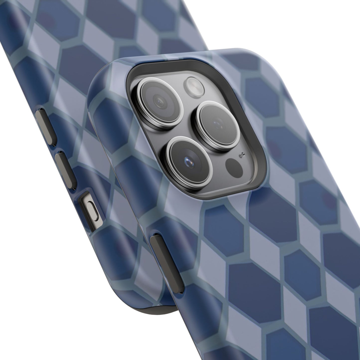 Hexagonal Elegance Phone Case – Stylish Geometric Phone Cover for iPhone & Samsung | Premium Polycarbonate Design with Sleek Minimalist Look | Anti-Slip & Shockproof Protection