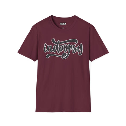 "Indoorsy" Funny Indoor Lifestyle T-Shirt – Quirky & Cozy Graphic Tee for Homebodies, Introverts & Lazy Legends