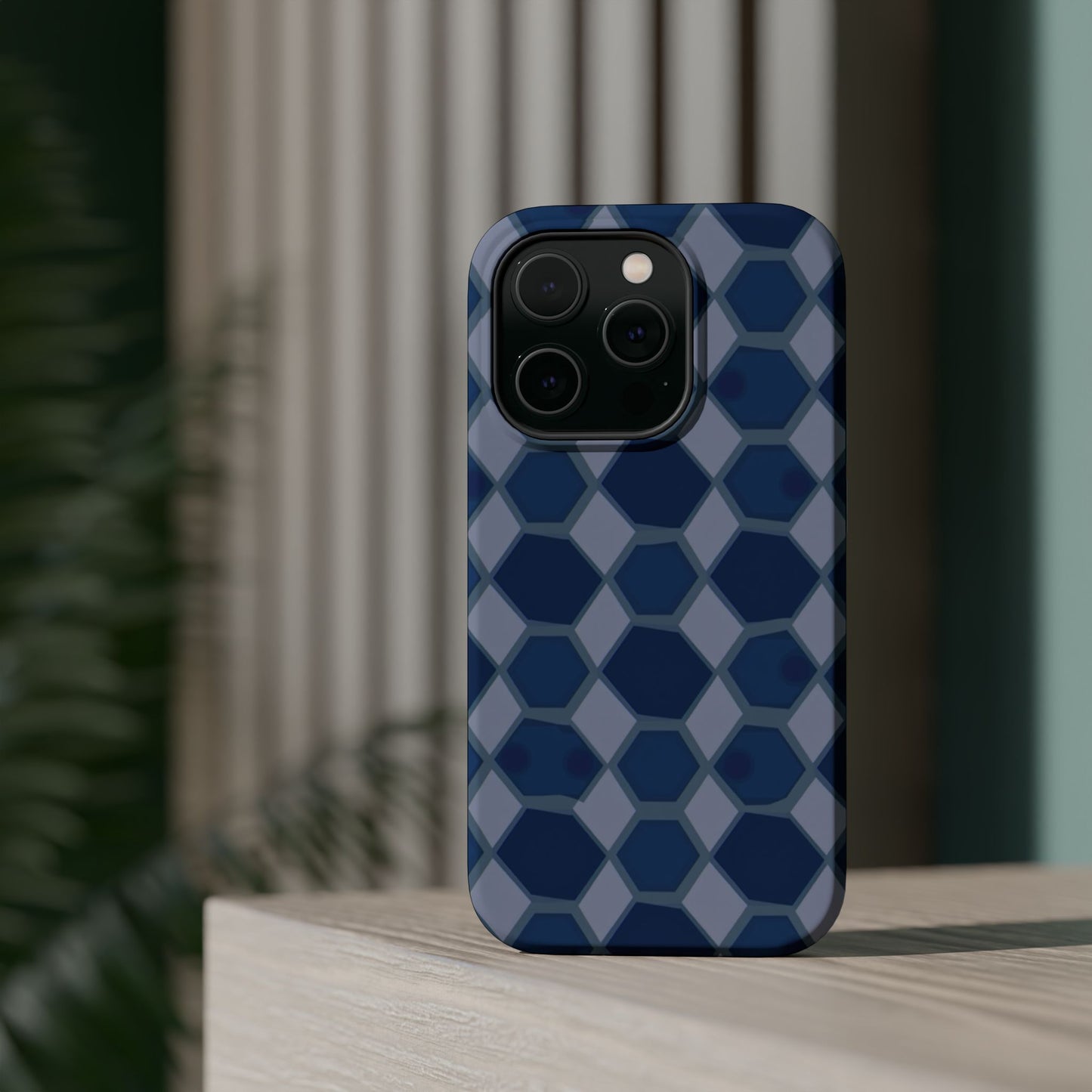 Hexagonal Elegance Phone Case – Stylish Geometric Phone Cover for iPhone & Samsung | Premium Polycarbonate Design with Sleek Minimalist Look | Anti-Slip & Shockproof Protection