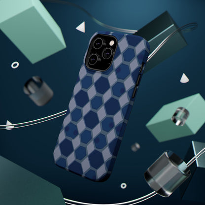 Hexagonal Elegance Phone Case – Stylish Geometric Phone Cover for iPhone & Samsung | Premium Polycarbonate Design with Sleek Minimalist Look | Anti-Slip & Shockproof Protection