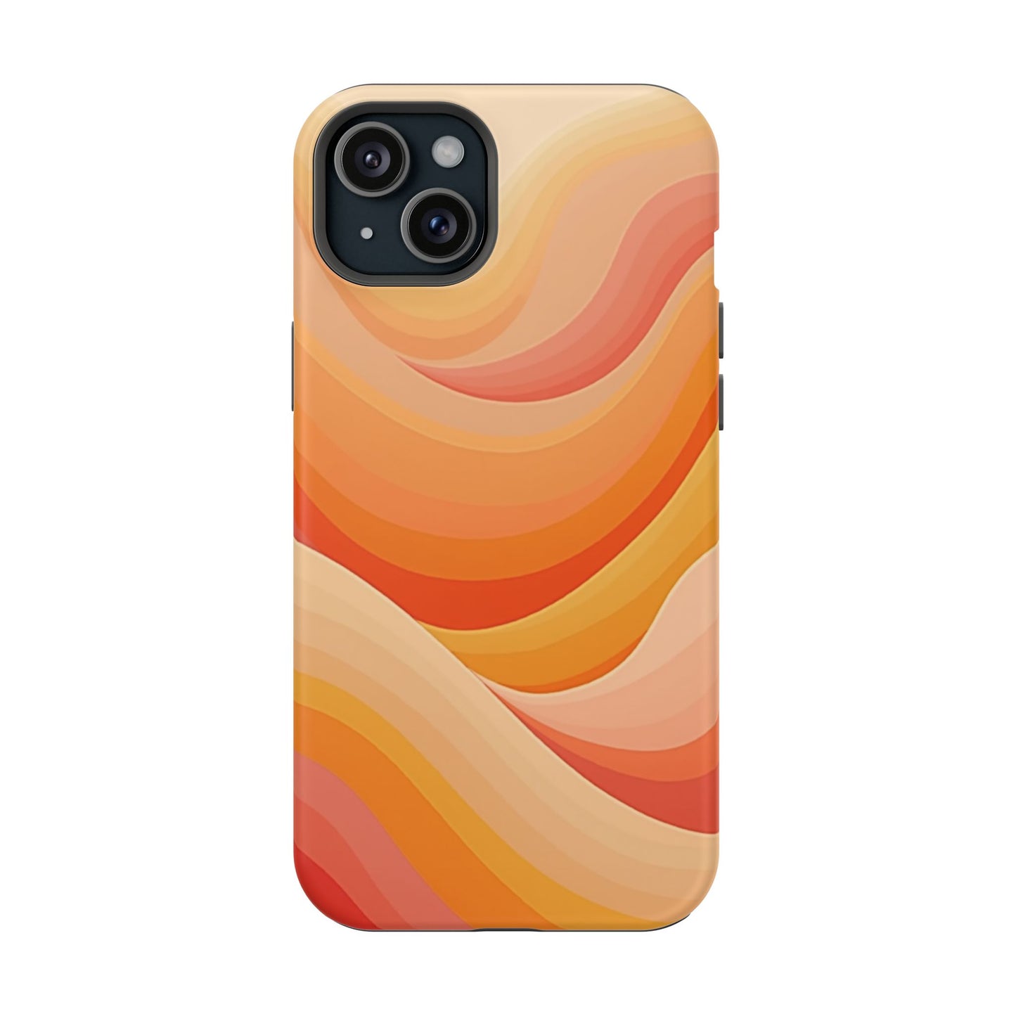 Retro Wave Phone Case - 70s Inspired Aesthetic | Orange Gradient iPhone Case | Gifts for Her | Vintage Style Sun Design