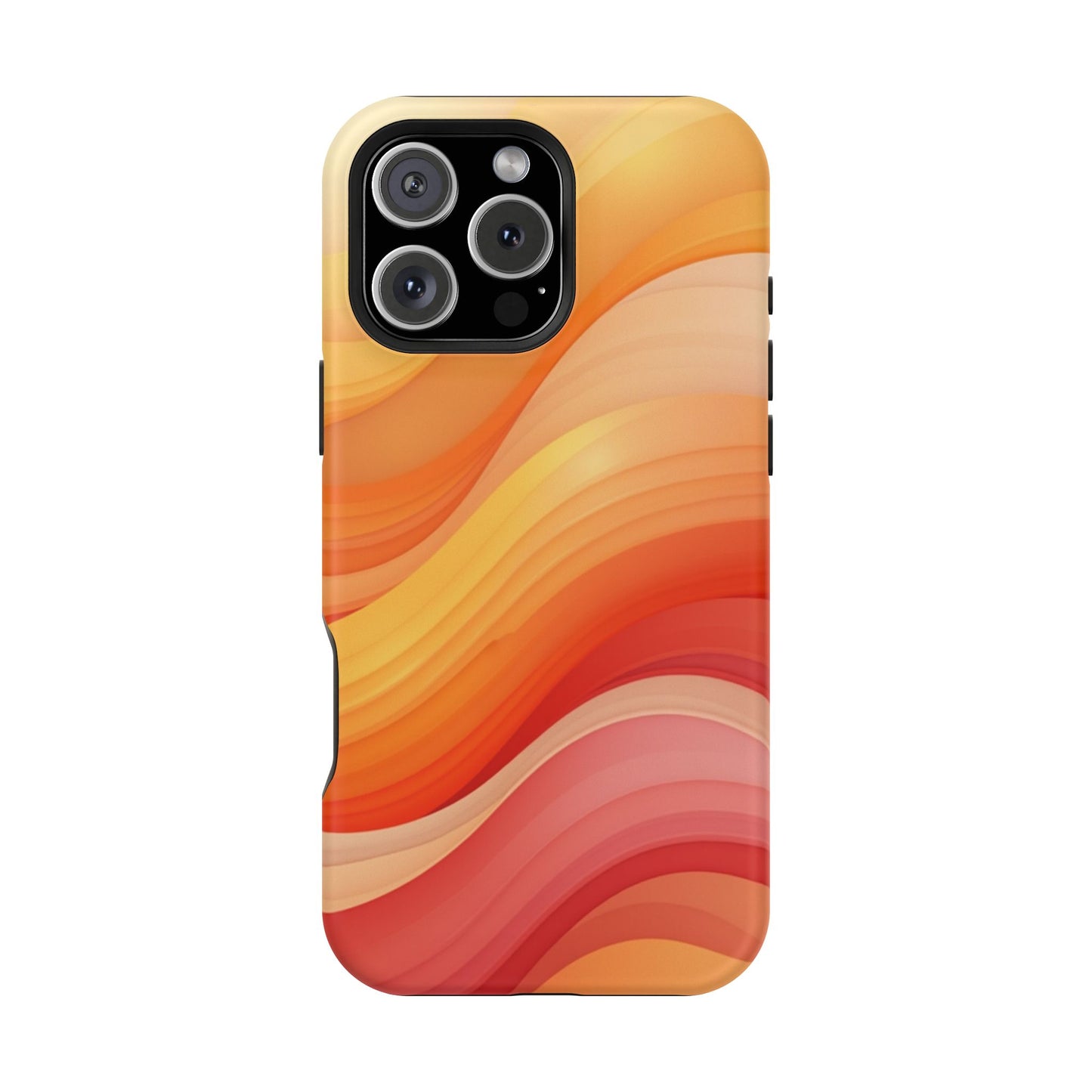 Sunset Phone Case - Aesthetic iPhone Case | Warm Gradient Wave Design | Gifts for Her | Beachy Summer Vibes