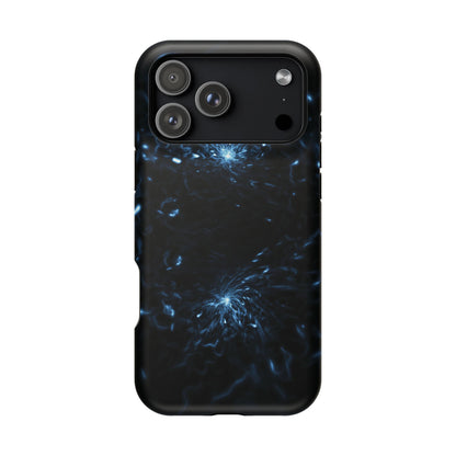 Galaxy Phone Case - Aesthetic iPhone Case | Blue Abstract Energy Design | Gifts for Him/Her | Sci-Fi Tech Vibes