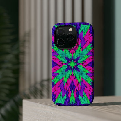 Psychedelic Mandala Phone Case - Trippy Art Gift | Colorful Flower Cases for iPhone Lovers