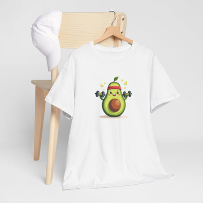 Funny Avocado Workout T-Shirt – “Swolecado” Gym Tee for Fitness Fans & Health Nuts