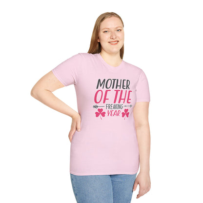 "Mother of the Year" Funny & Stylish Mom T-Shirt – Cute Sassy Motherhood Gift Tee for Real-Life Superheroes