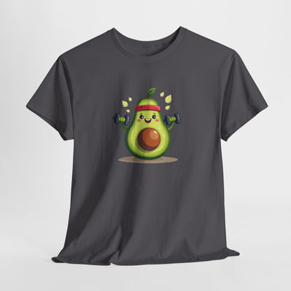 Funny Avocado Workout T-Shirt – “Swolecado” Gym Tee for Fitness Fans & Health Nuts