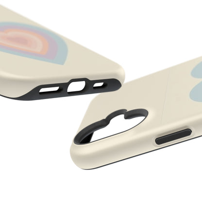 Pastel Heart iPhone Case - Retro Aesthetic Y2K Gift - Cute Phone Accessories