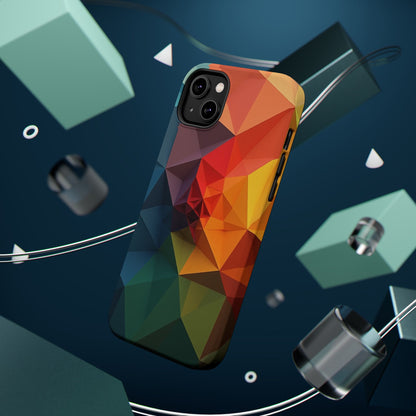 Solar Flare Phone Case for iPhone | Abstract Geometric Slim Protective Cover