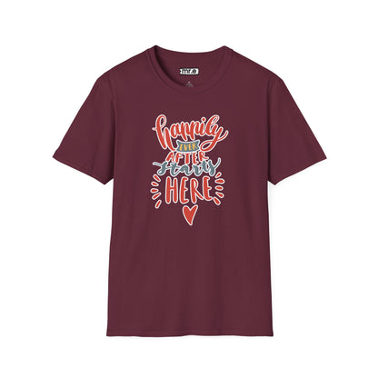 "Happily Ever After Starts Here" Inspirational & Wholesome T-Shirt – Cute Motivational Graphic Tee for Dreamers, Romantics & New Beginnings