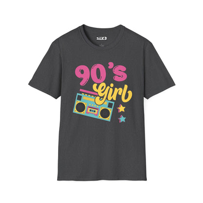 "90’s Girl" T-Shirt – Retro Throwback Tee | Nostalgic 90s Vibe Graphic Shirt for Girls & Women | Vintage Pop Culture Fashion Tee