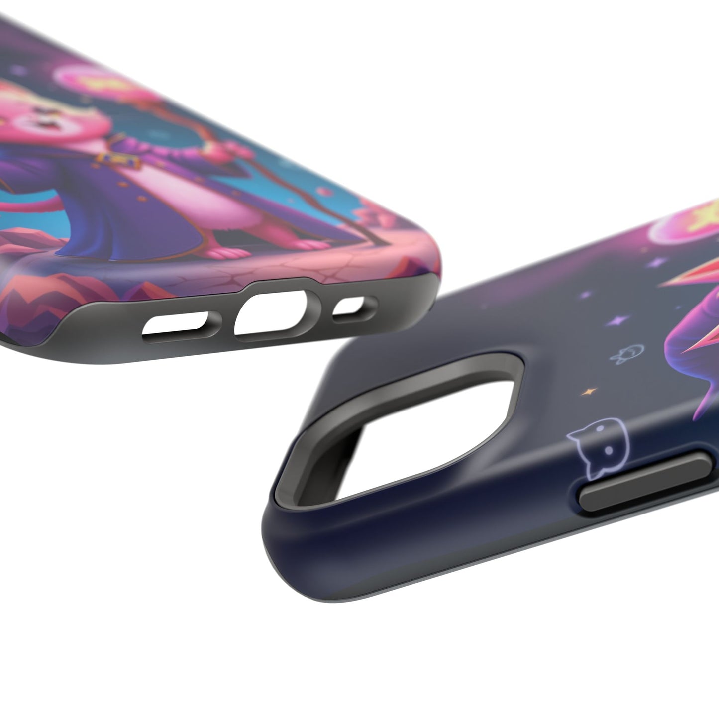 Magical Cat Sorcerer iPhone Case - Cute Fantasy Gift for Cat Lovers
