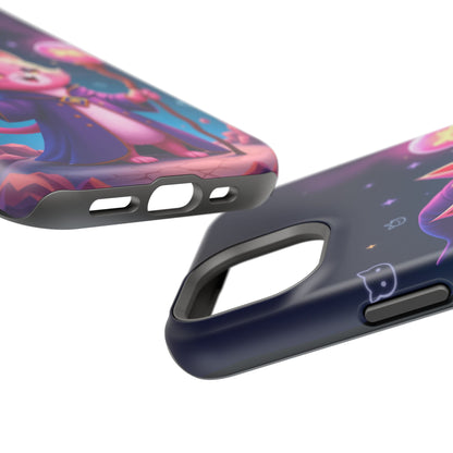 Magical Cat Sorcerer iPhone Case - Cute Fantasy Gift for Cat Lovers