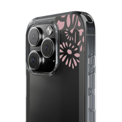 Elegant Floral Clear Phone Case – Minimalist Chic Protection