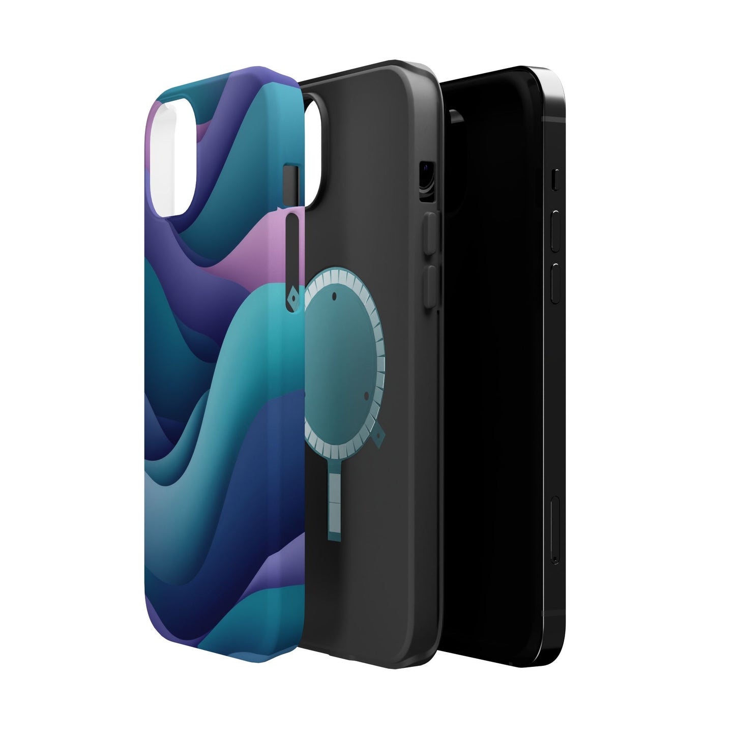Oceanic Serenity Phone Case - Calming Blue Wave Aesthetic | Nature Inspired Gift Idea