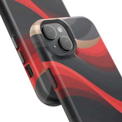 Dynamic Elegance Phone Case - Bold Wave Design | Trendy Aesthetic Gift Idea