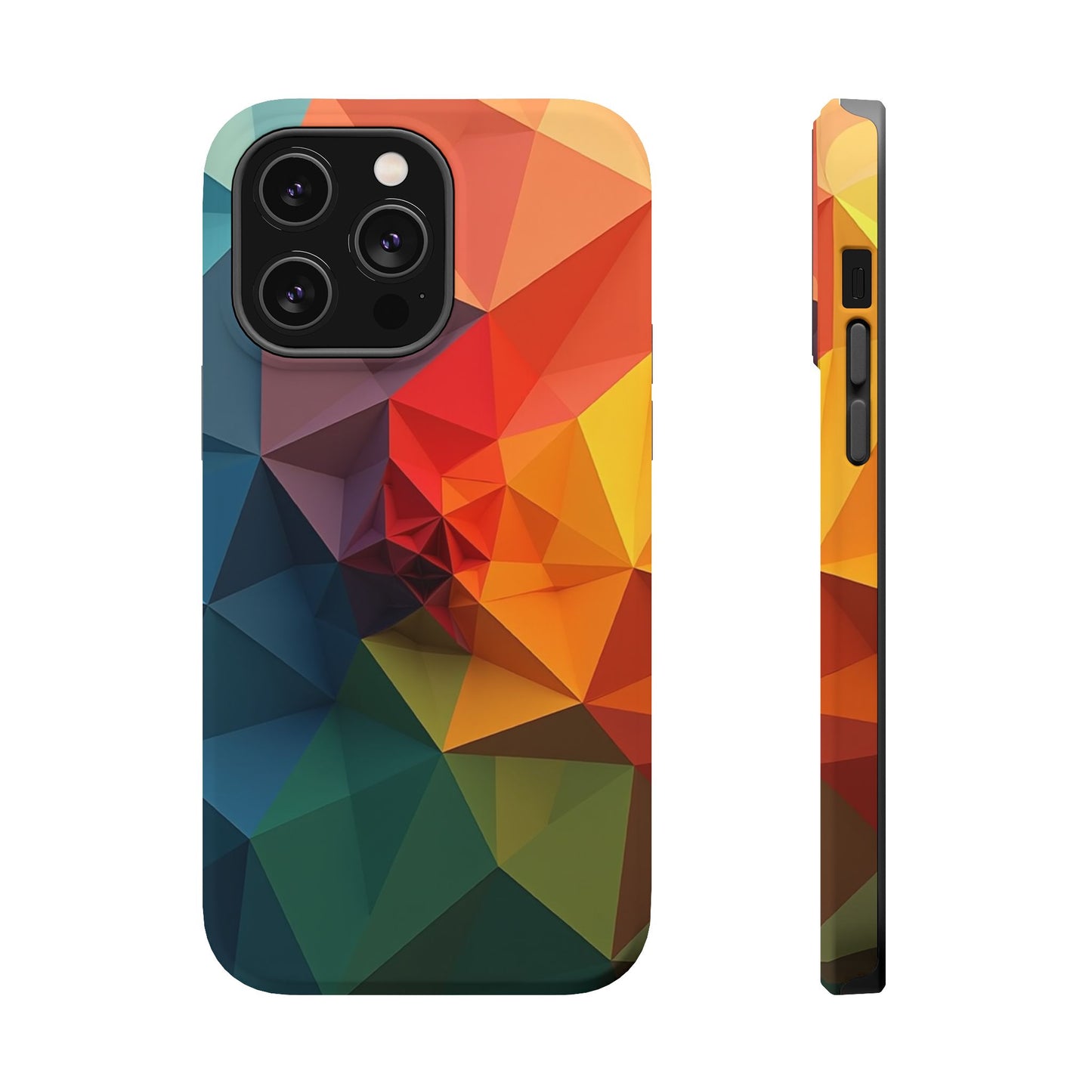 Solar Flare Phone Case for iPhone | Abstract Geometric Slim Protective Cover
