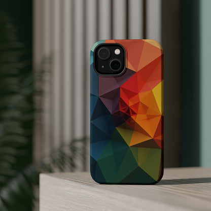Solar Flare Phone Case for iPhone | Abstract Geometric Slim Protective Cover