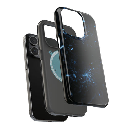 Galaxy Phone Case - Aesthetic iPhone Case | Blue Abstract Energy Design | Gifts for Him/Her | Sci-Fi Tech Vibes