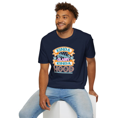"Kinda Classy, Kinda Hood" Funny Dual-Vibe T-Shirt – Effortlessly Cool Graphic Tee for the Ironic Minimalist & Streetwise Sassy Soul
