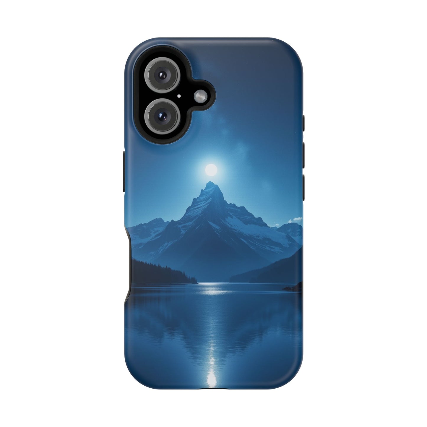 Mountain Moon Phone Case - Serene Landscape iPhone Cover - Nature Lover Gift