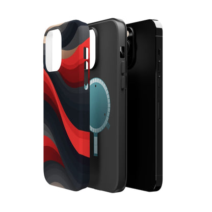 Dynamic Elegance Phone Case - Bold Wave Design | Trendy Aesthetic Gift Idea