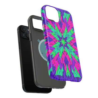 Psychedelic Mandala Phone Case - Trippy Art Gift | Colorful Flower Cases for iPhone Lovers