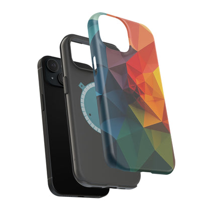 Solar Flare Phone Case for iPhone | Abstract Geometric Slim Protective Cover