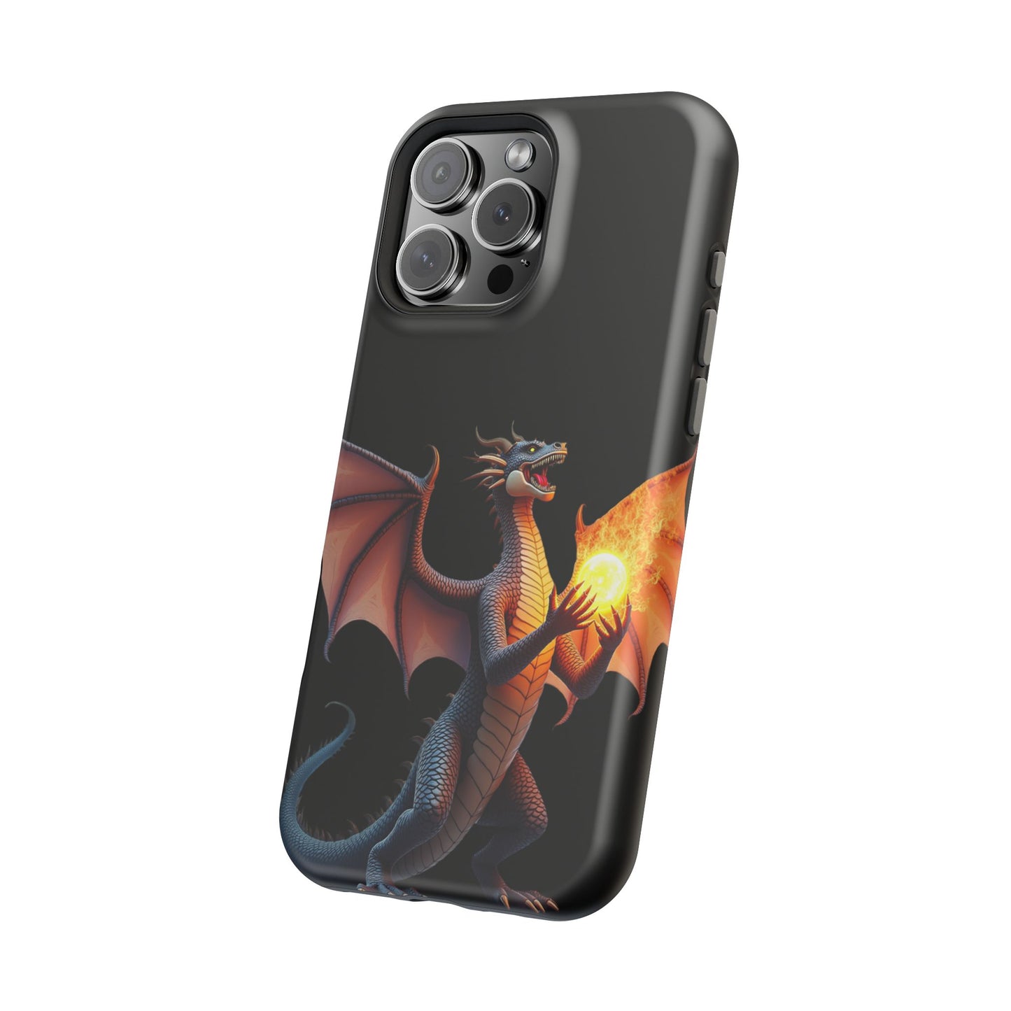 Dragon Fantasy MagSafe® iPhone Tough Case – Stunning Solid Design Protective Cover with Mythical Design